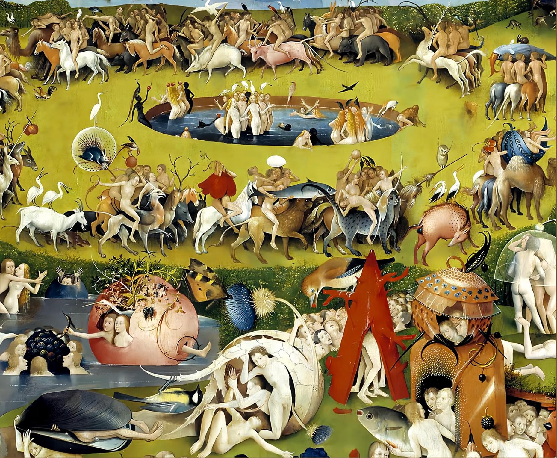 Hieronymus Bosch's 'The Garden of Earthly Delights': A Triptych of Creation, Temptation, and Consequence